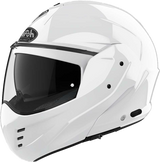 Airoh Mathisse, Casco Modulare Con Mentoniera Apribile a 180° - Bianco Lucido