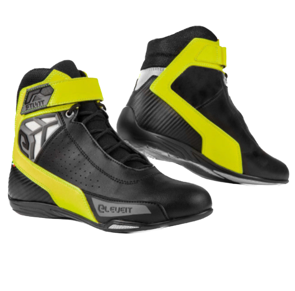 SCARPE DA MOTO, ELEVEIT - STUNT AIR, YELLOW BLACK