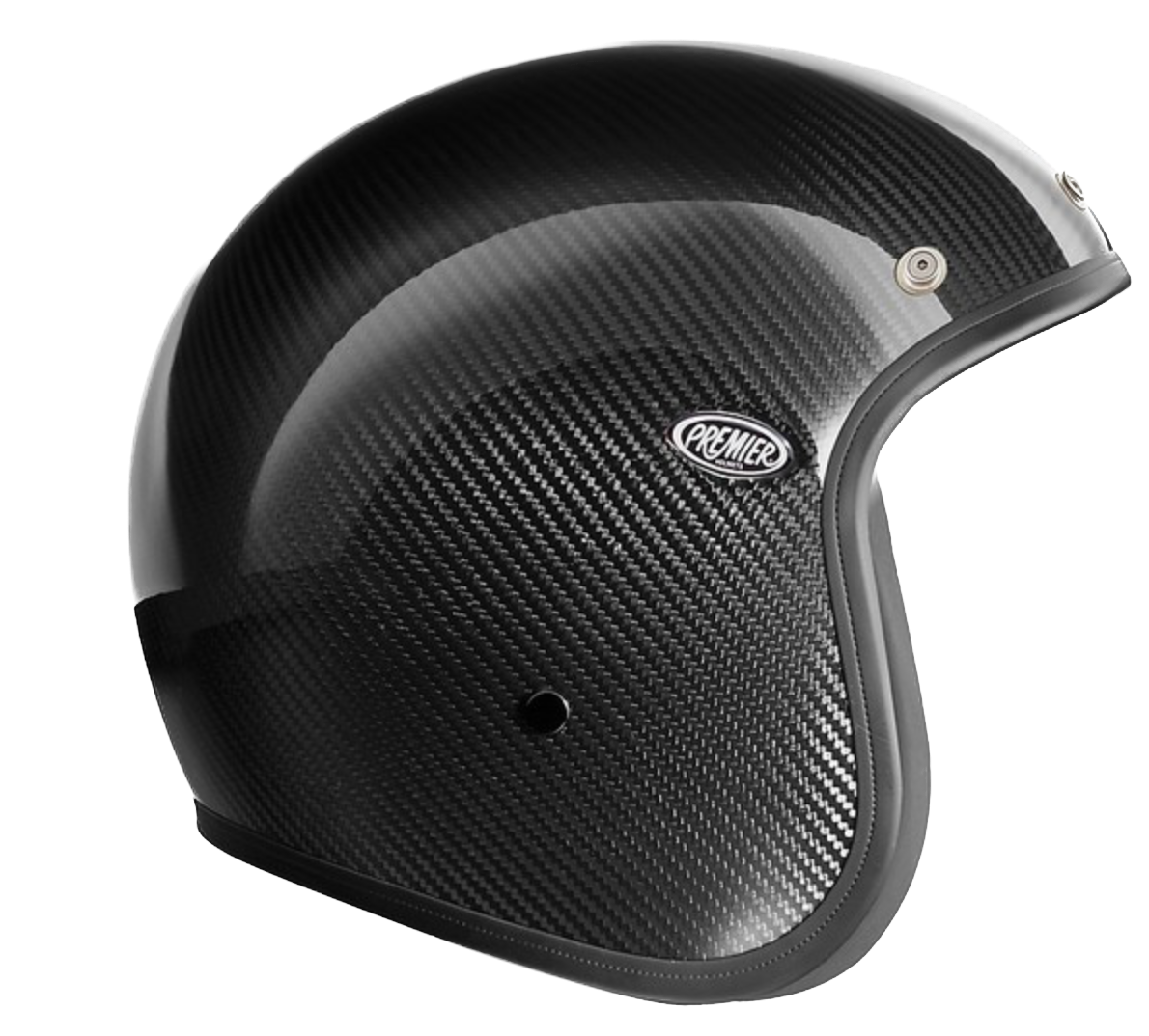 Premier, Petit Casco Jet In Fibra Di Carbonio - CARBON GLOSS