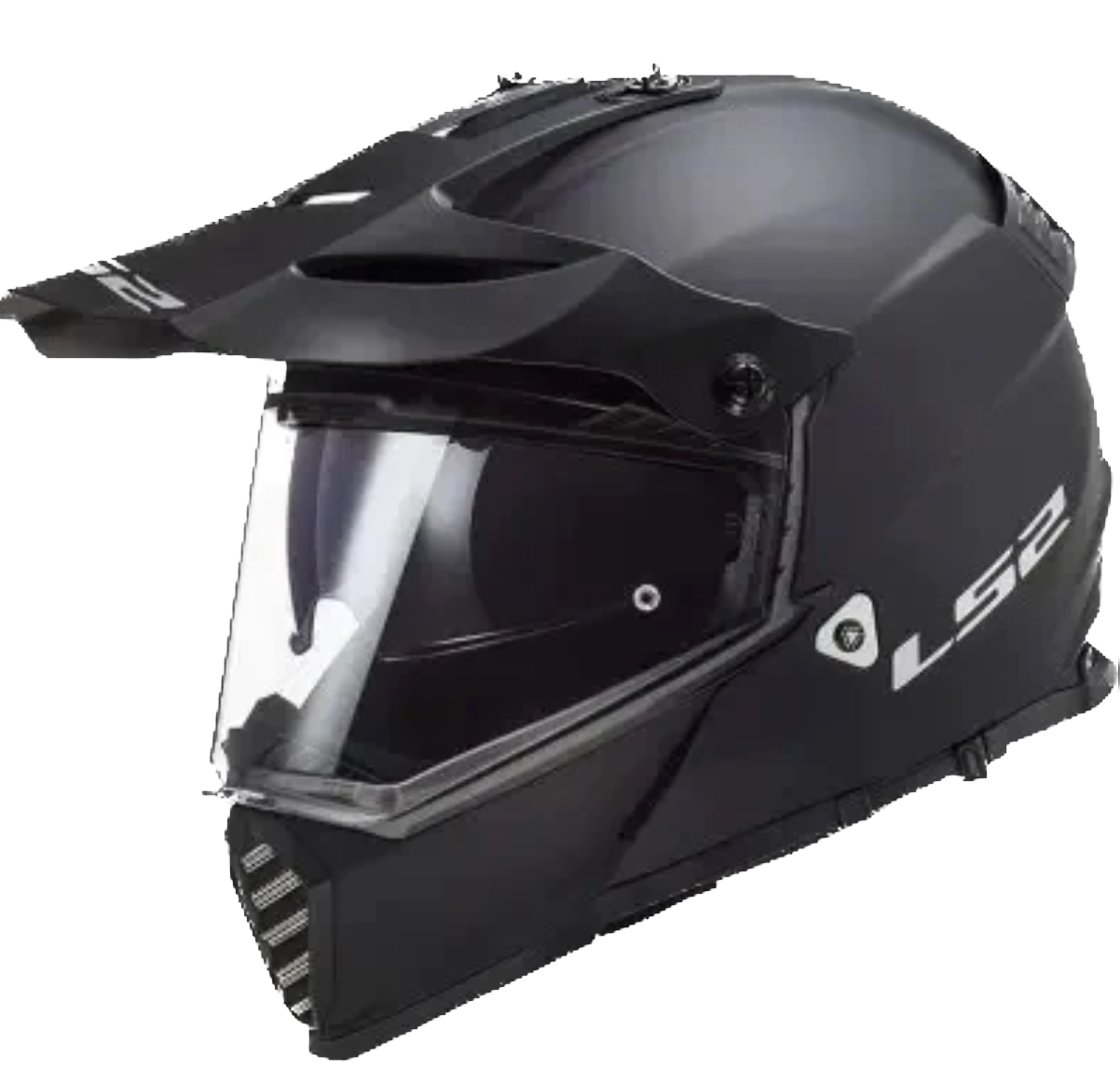 LS2 MX436 Pioneer Evo, Casco Integrale Cross Touring - NERO OPACO