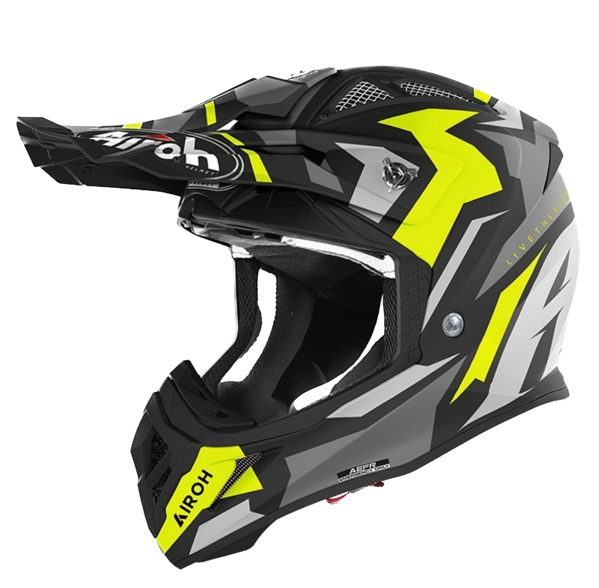 Airoh Aviator Ace, Casco Cross/Enduro - SWOOP YELLOW MATT