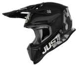 Just1, J18 MIPS Rockstar, Casco Integrale Cross/Enduro - CAMO CITY BLACK MATT