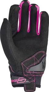 GUANTI DONNA ESTIVI FIVE GLOBE BLACK/FLUO PINK