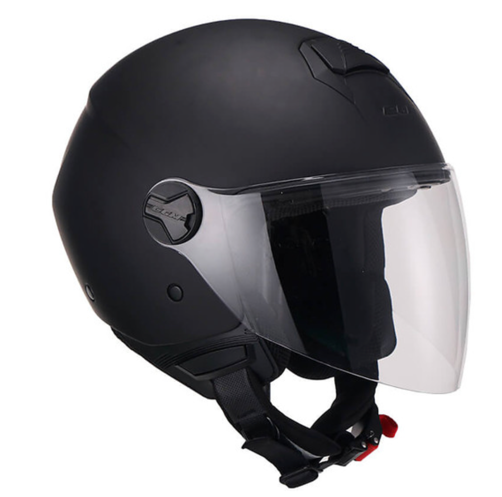 Casco 107A FLORENCE MONO Nero opaco lunga