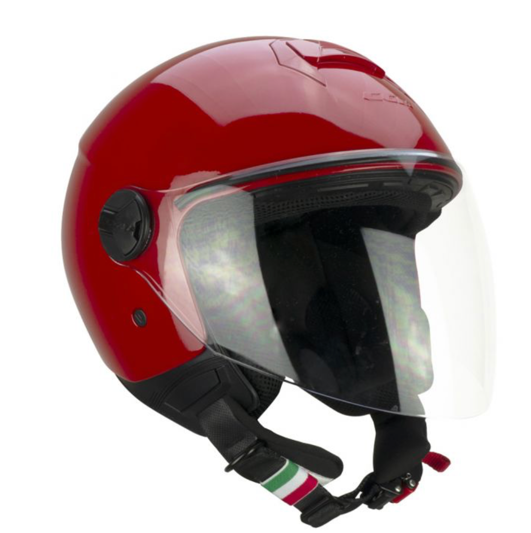 Casco 107A FLORENCE MONO Rosso lunga  XXS