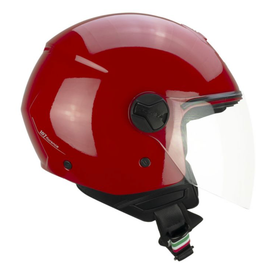 Casco 107A FLORENCE MONO Rosso lunga  XXS