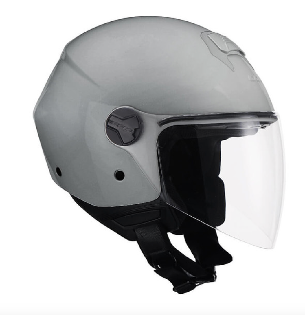 Casco 107A FLORENCE MONO Argento lunga  XS