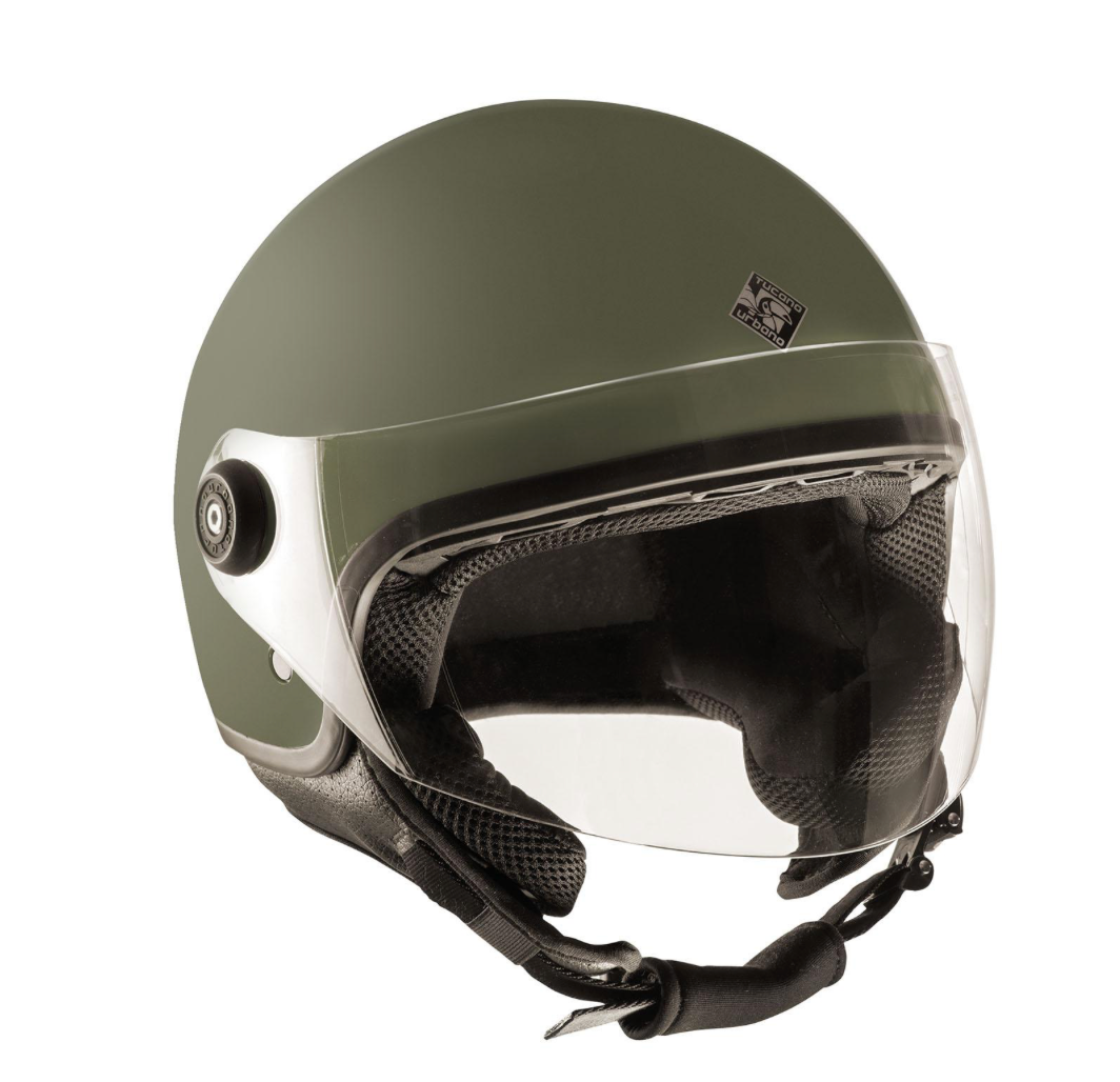 Casco Demi-jet EL'JETTIN Verde Airborne Opaco