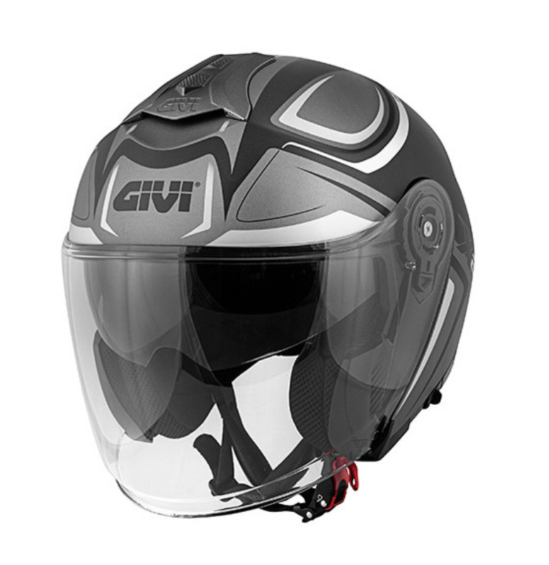 GIVI CASCO JET X22 PLANET HYPER TITANIO/BLACK