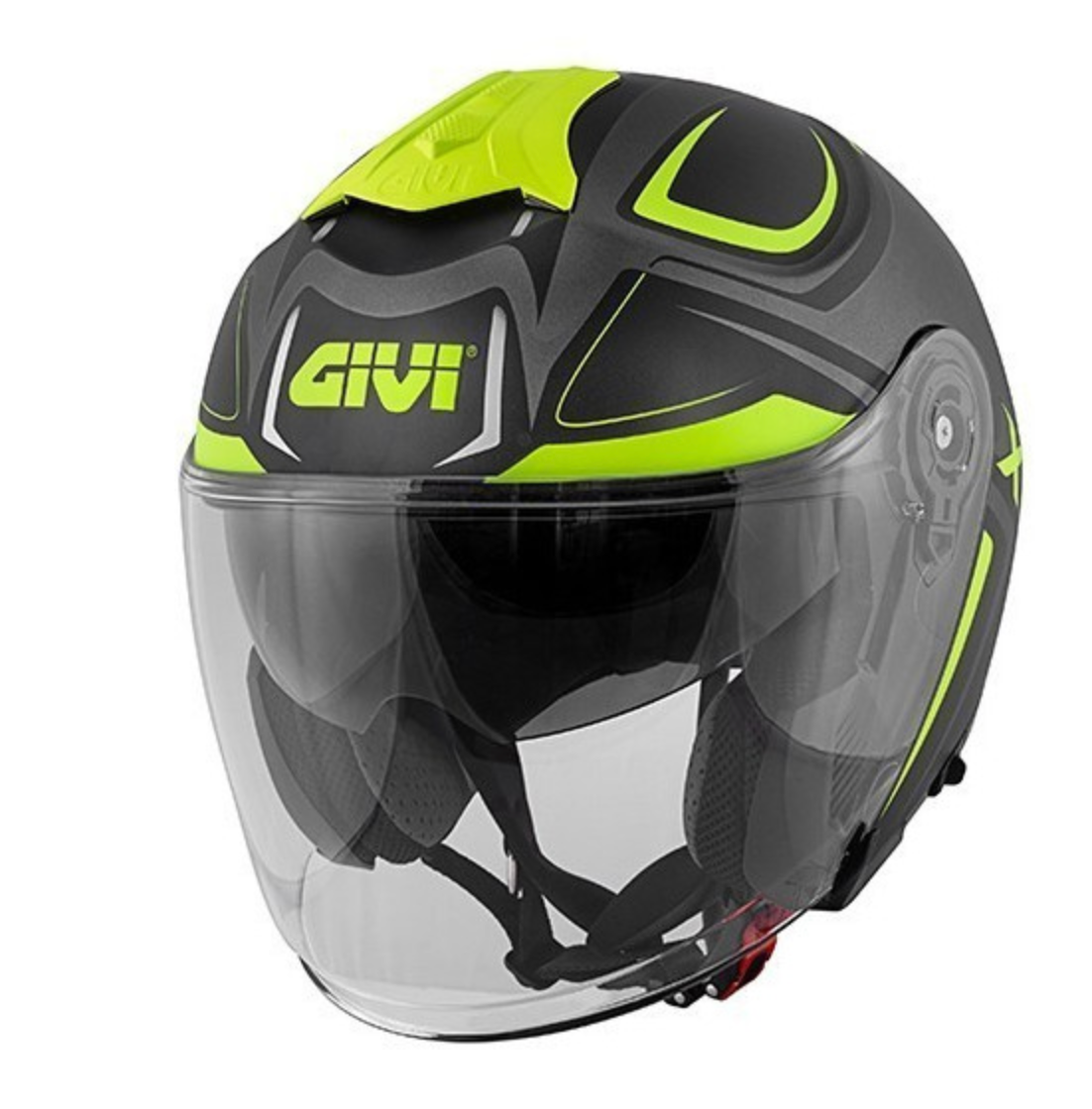 GIVI CASCO JET X22 HYPER titanium/yellow