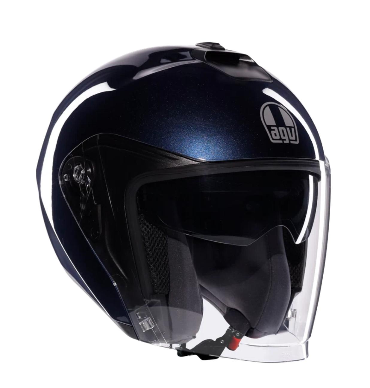 AGV IRIDES MONO PROFONDO BLUE - CASCO MOTO JET E2206