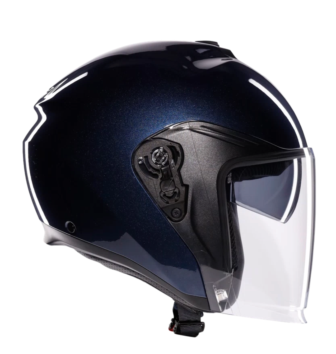 AGV IRIDES MONO PROFONDO BLUE - CASCO MOTO JET E2206