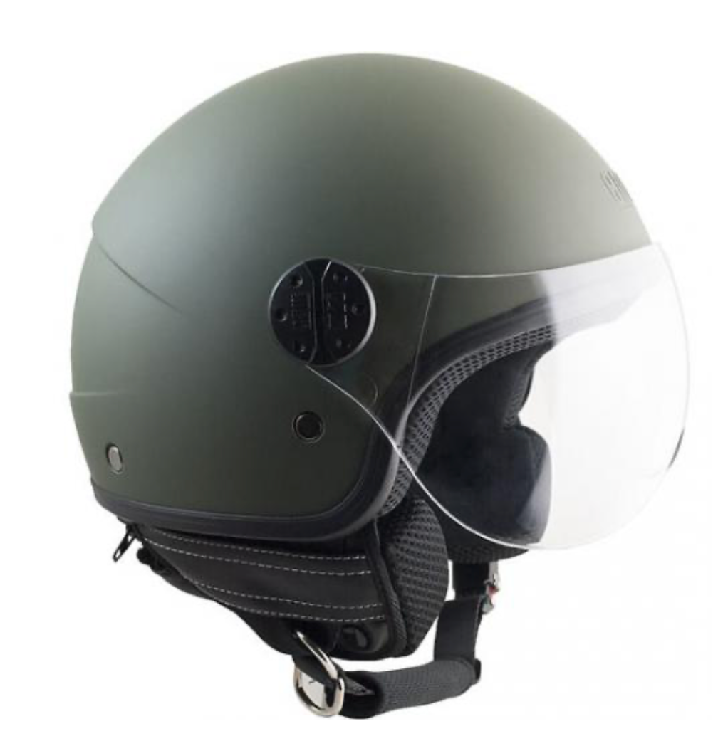 Casco 109E GLOBO BASIC VERDE OPACO sagomata