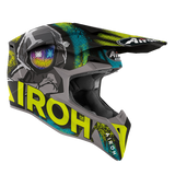 Airoh Wraap, Casco Integrale Off Road - Alien Yellow Matt