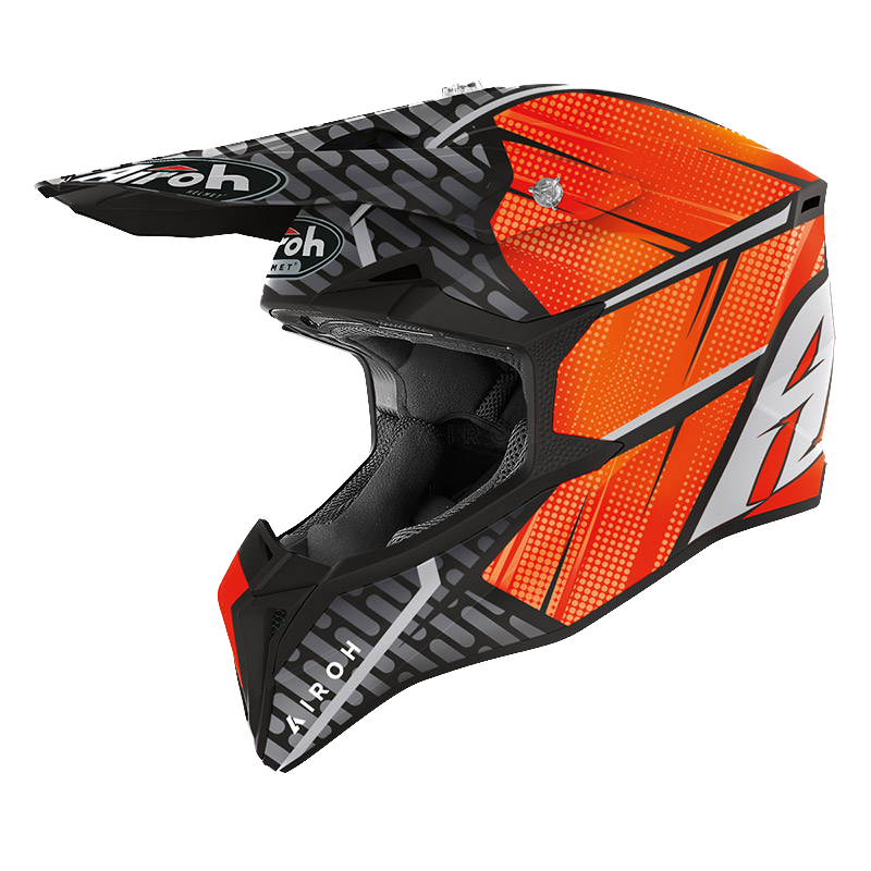 Airoh Wraap, Casco Integrale Off Road - Idol Orange Matt