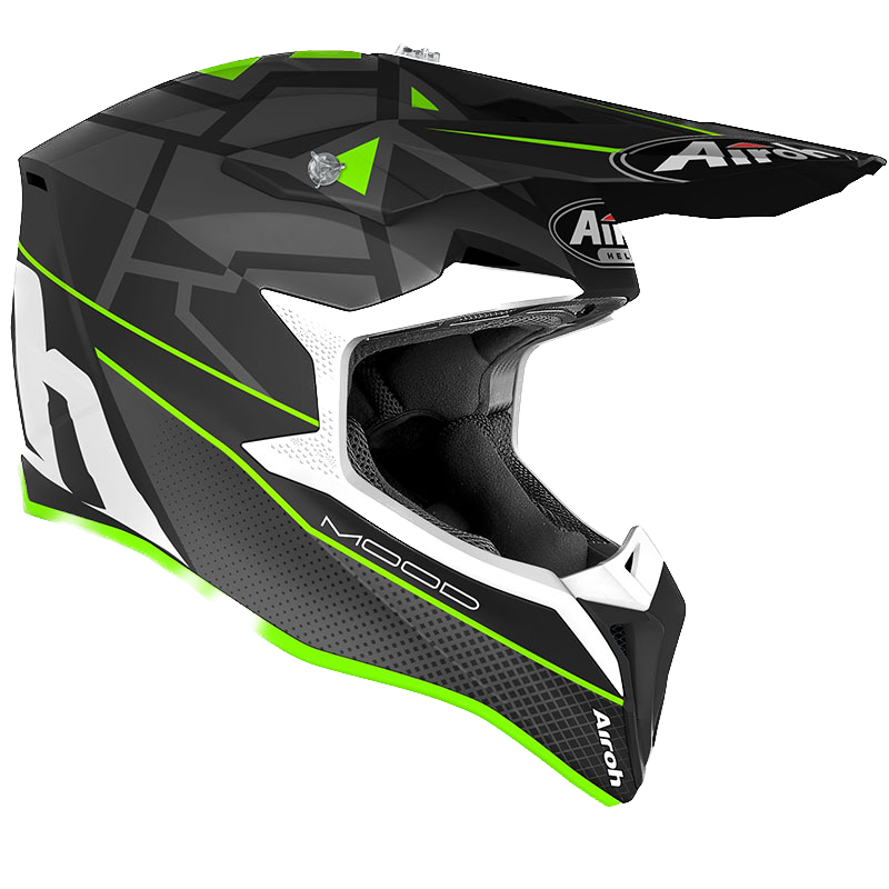 Airoh Wraap, Casco Integrale Off Road - Mood Green Matt