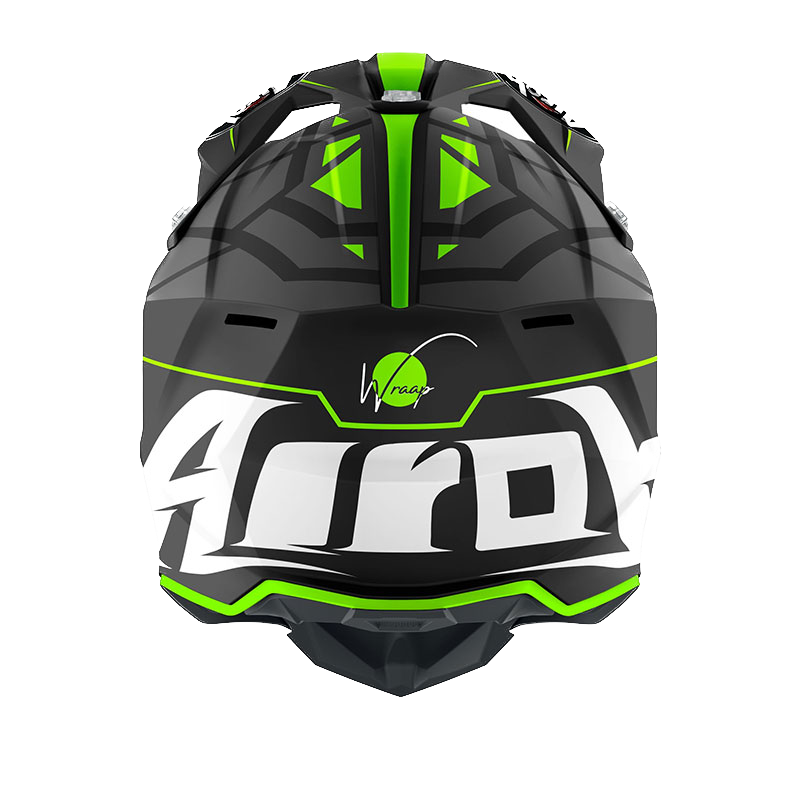 Airoh Wraap, Casco Integrale Off Road - Mood Green Matt