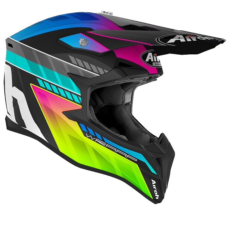 Airoh Wraap, Casco Integrale Off Road - Prism Matt