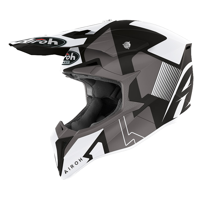 Airoh Wraap, Casco Integrale Off Road - Raze Black Matt