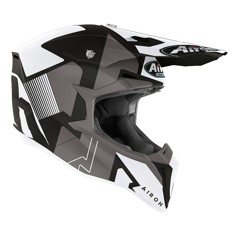 Airoh Wraap, Casco Integrale Off Road - Raze Black Matt