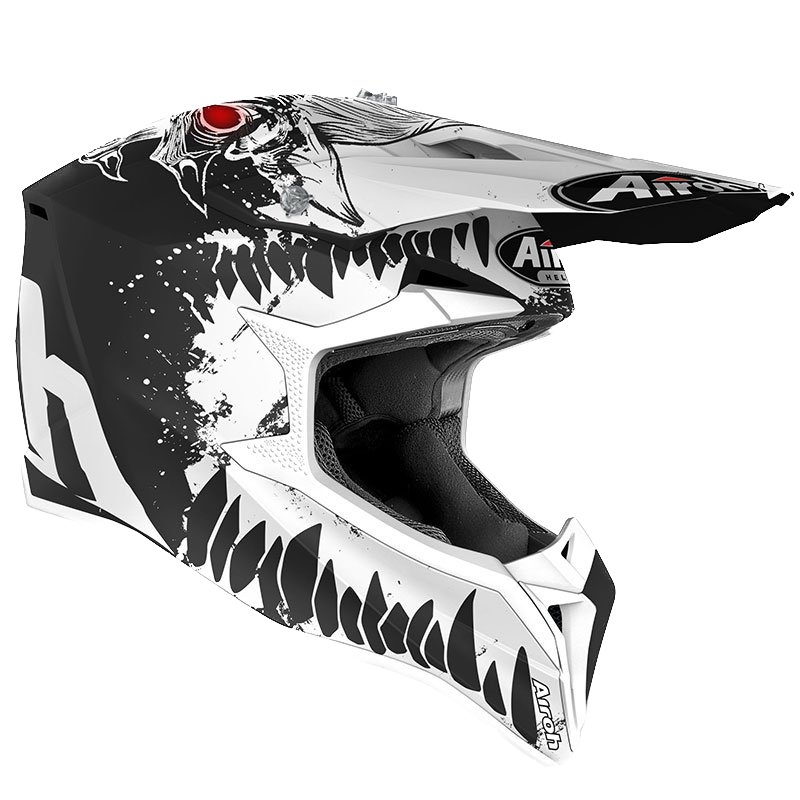 Airoh Wraap, Casco Integrale Off Road - Beast Matt