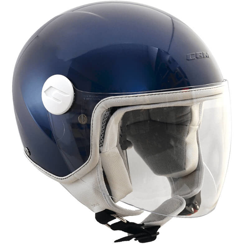 Casco 205A MAGIC MONO Blu metallizzato lunga