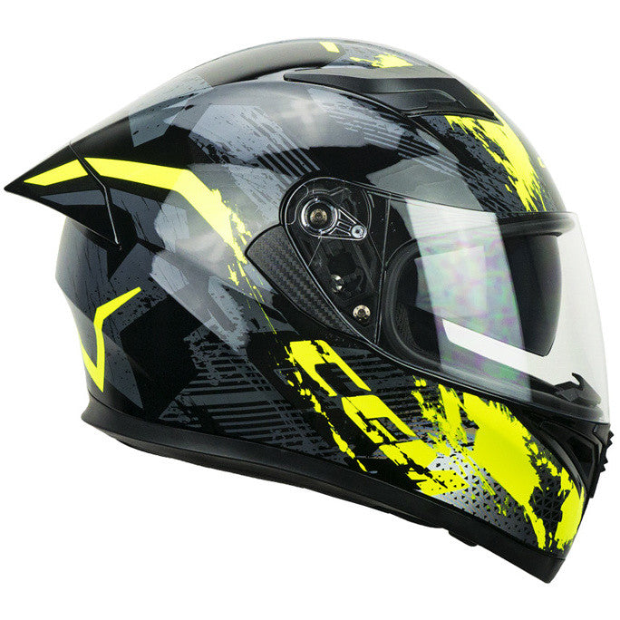 Casco 316X SPEED SPRAY nero giallo fluo