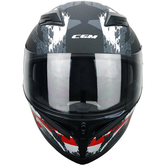 Casco 316X SPEED SPRAY NERO ROSSO OPACO