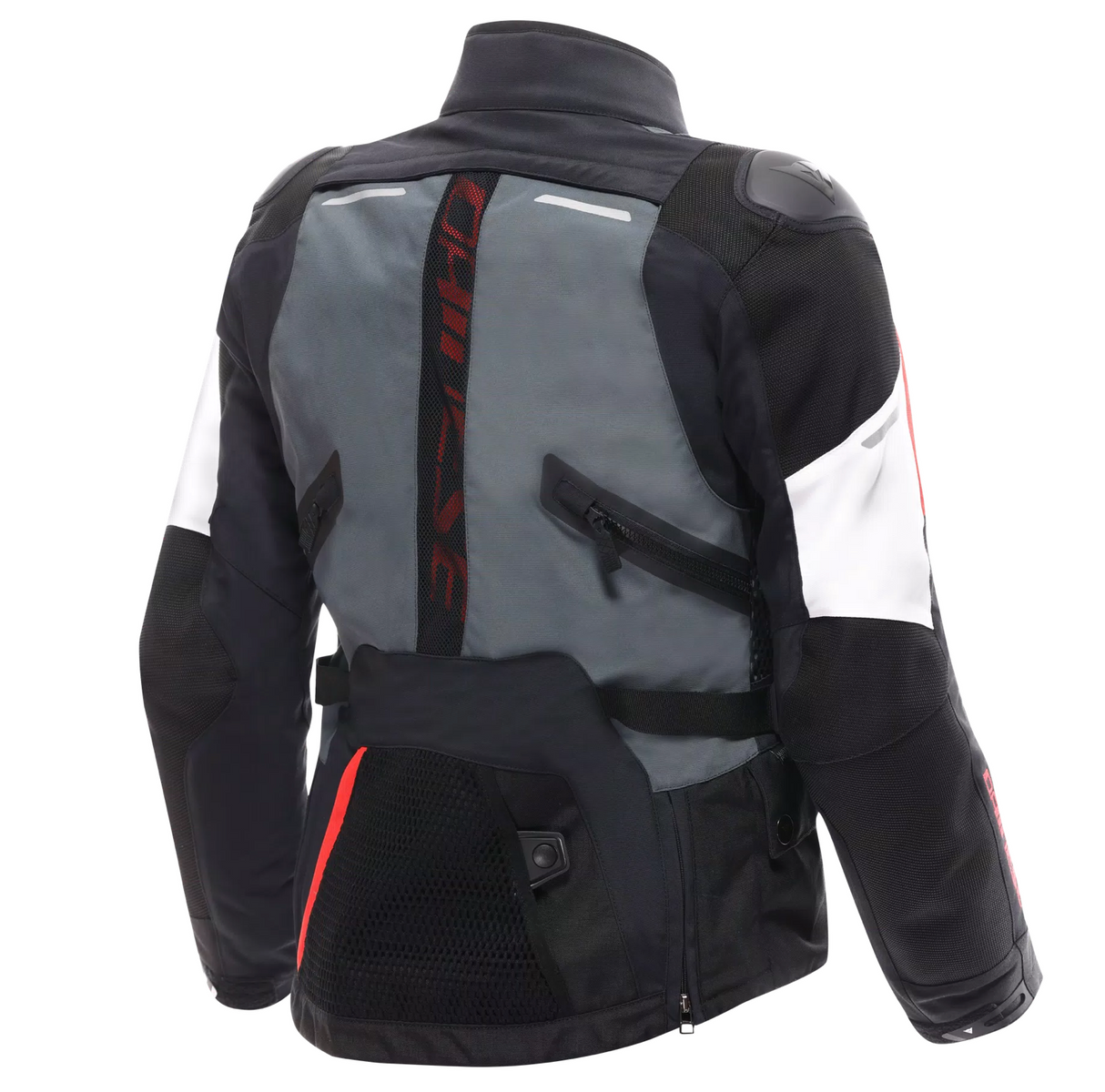 Dainese Carve Master 4 Gore-Tex black/ebony/lava red – Giacca Moto Touring Uomo Certificata