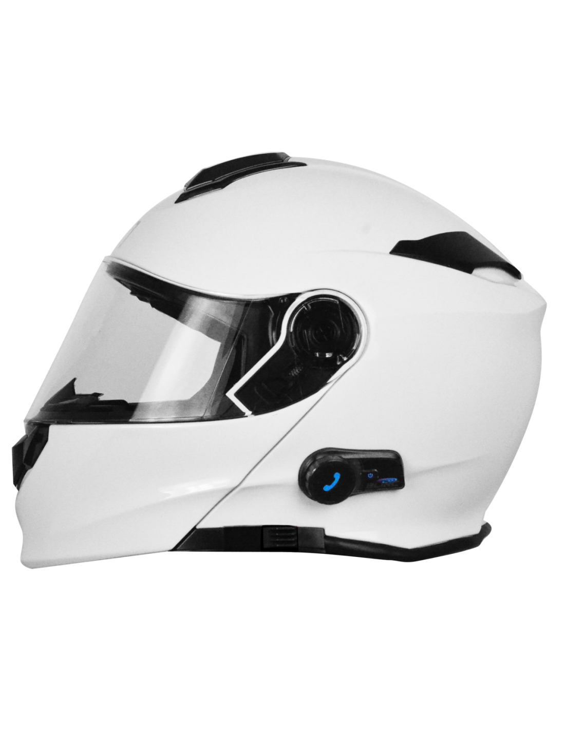 Casco Moto Modulare con Bluetooth Origine DELTA BT Spike Rosso Bianco  Lucido Vendita Online 