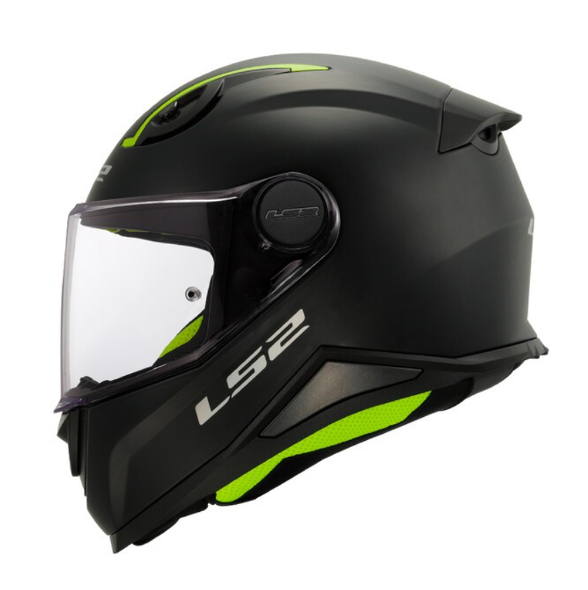 LS2 FF812 KID  – Casco Integrale Moto per Bambini ECE 22.06 SOLID MATT BLACK