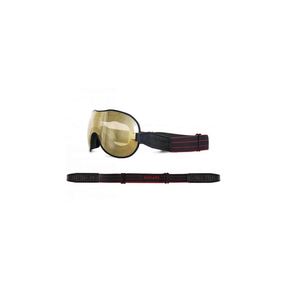 ETHEN MASCHERA VINTAGE CAFE RACER BORDEAUX/NERO