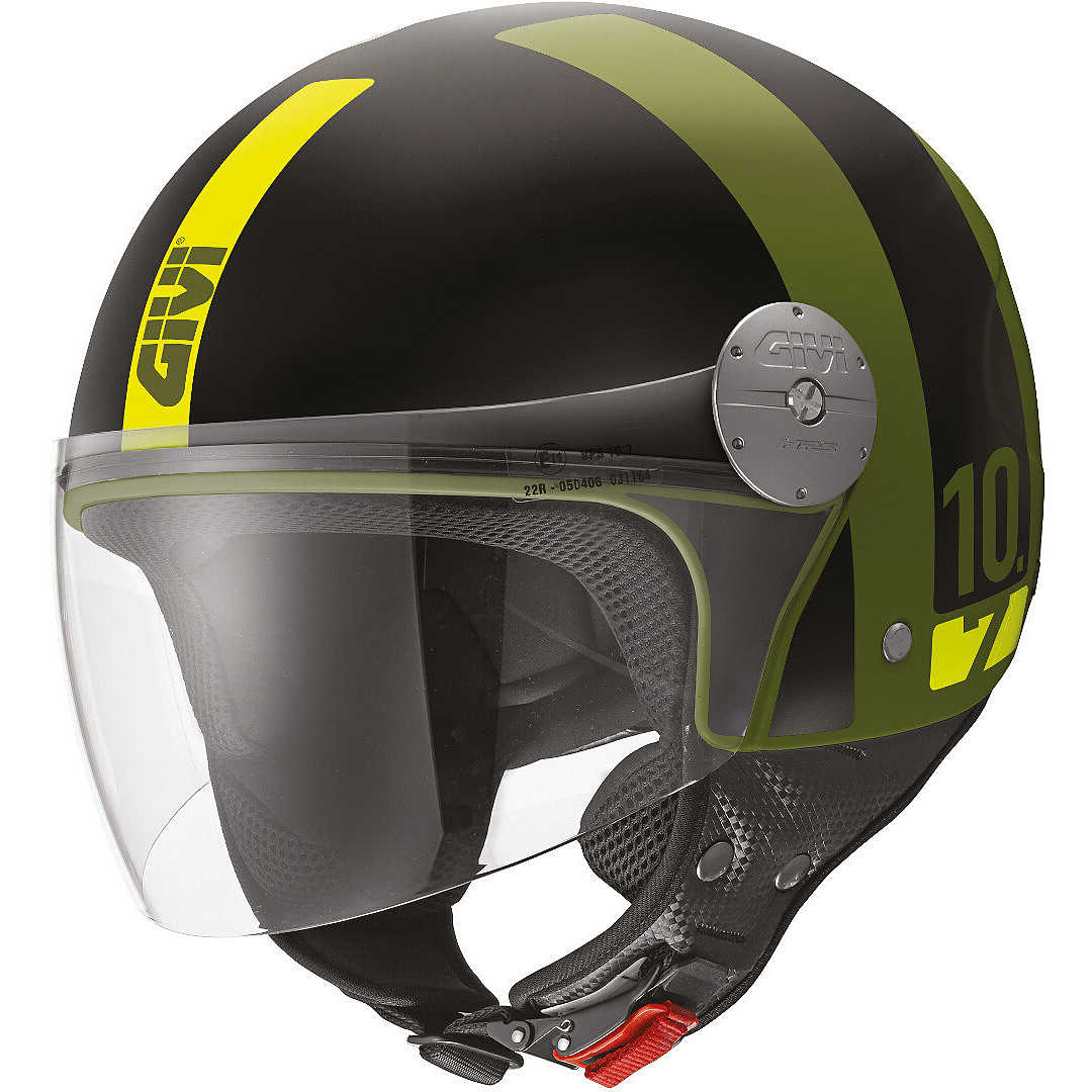 GIVI CASCO 10.7 D-JET MATT GREEN BLACK XS