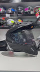 Airoh Commander Casco Adventure Con Doppia Visiera - Boost Blu Bianco