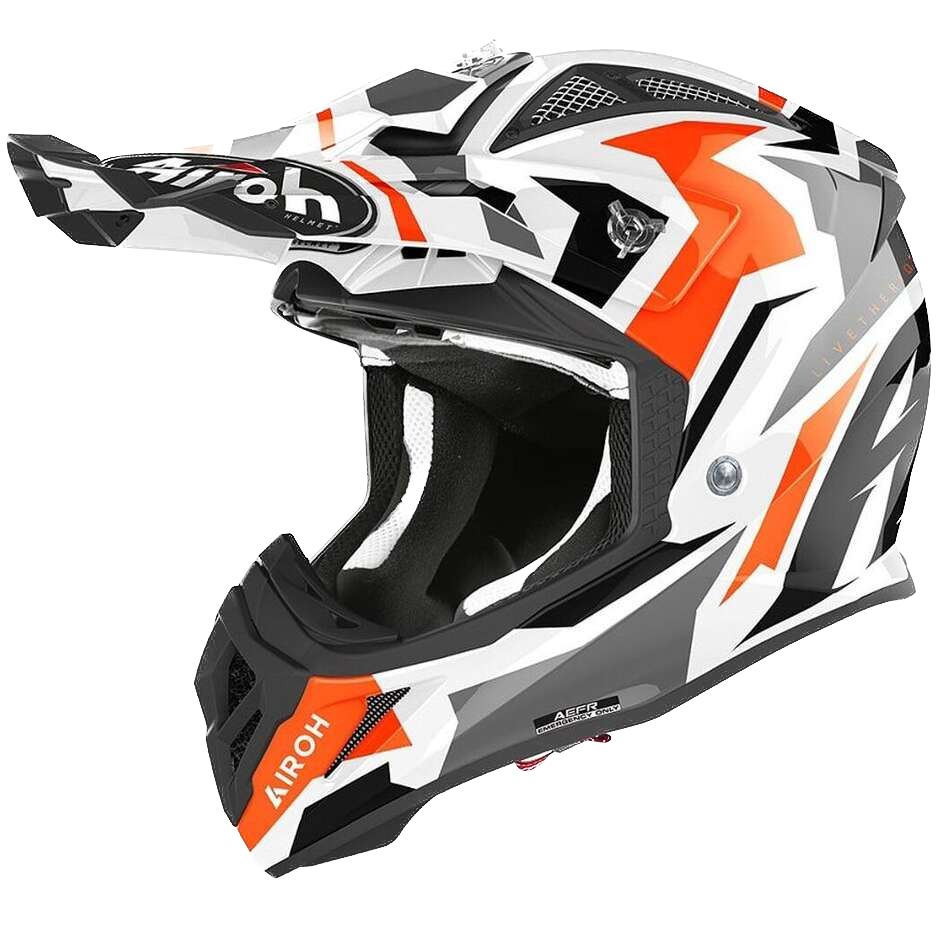 Airoh Aviator Ace, Casco Cross/Enduro - SWOOP ORANGE GLOSS