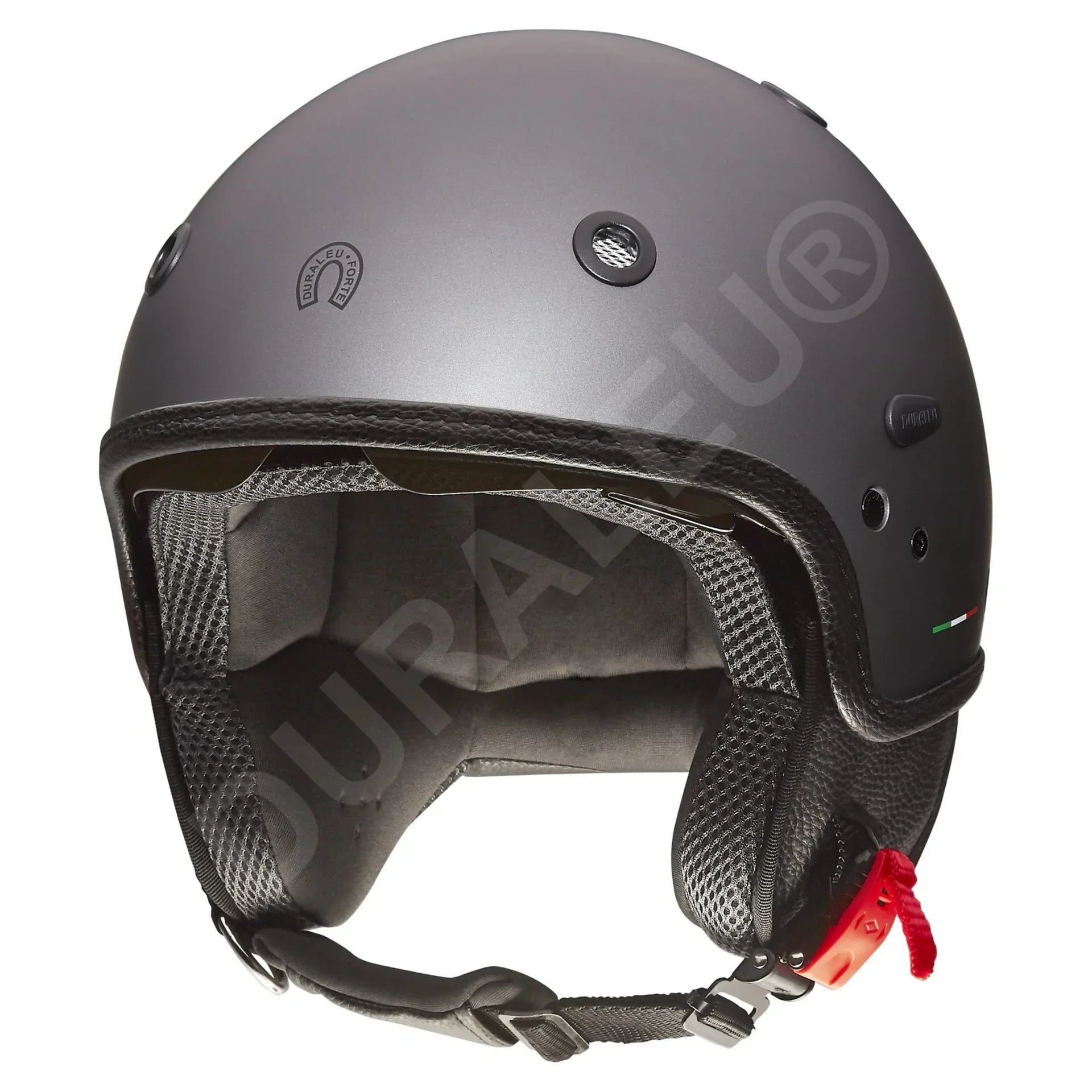Duraleu Nudo, Casco Jet Con Doppia Visiera TITANIO – Alex Moto Store