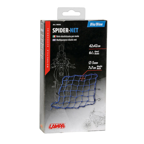 LAMPA Art. 90502   Spider, rete elasticizzata - Blu alexmotostore