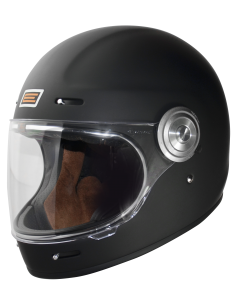ORIGINE CASCO INTEGRALE VINTAGE IN FIBRA DI VETRO ANNI '70 - VEGA MATT BLACK alexmotostore