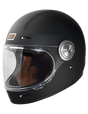 ORIGINE CASCO INTEGRALE VINTAGE IN FIBRA DI VETRO ANNI '70 - VEGA MATT BLACK alexmotostore